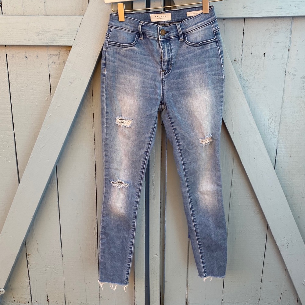 Pacsun high rise ankle jeggings size 25